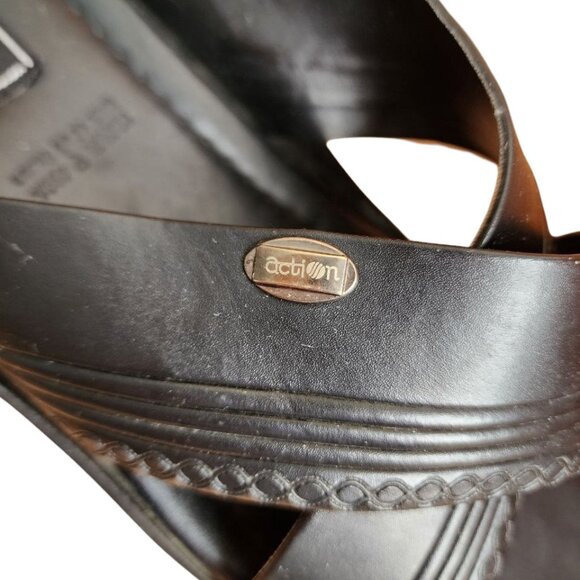 Action Men's Light Weight Comfortable Stylish Synthetic Leather Sandal - Picture 11 of 13